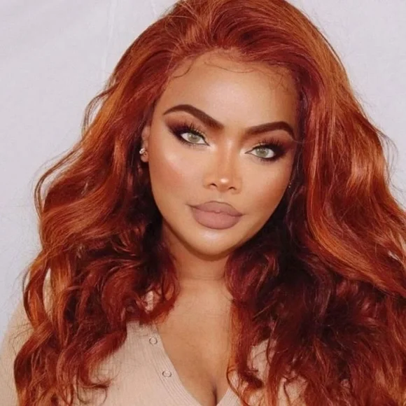 Accessories | 22 Copper Red Body Wavy Lace Front Wig New  display picture 1